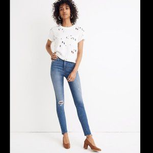 Madewell 10” High Rise Skinny Drop Step Hem 30T